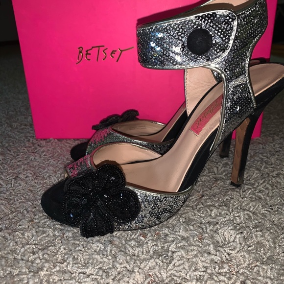 Betsey Johnson Sequin Heels - Picture 3 of 5